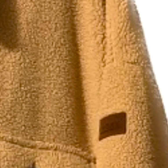 Roxy women’s size xl Over and Out tan sherpa fleece long shacket - Picture 3 of 3